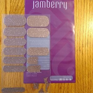 Jamberry Nail Wraps in Rose Gold Sparkle